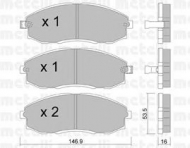 Комплект тормозных колодок METELLI 22-0297-0