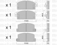 Комплект тормозных колодок METELLI 22-0466-0