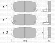 Комплект тормозных колодок METELLI 22-0483-0