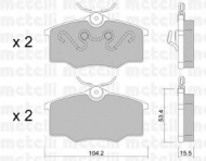 Комплект тормозных колодок METELLI 22-0537-0