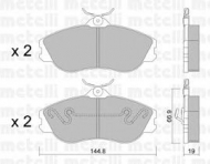 Комплект тормозных колодок METELLI 22-0663-0