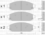 Комплект тормозных колодок METELLI 22-0719-0
