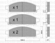 Комплект тормозных колодок METELLI 22-0791-1