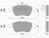 Комплект тормозных колодок METELLI 22-0803-2