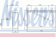 Испаритель NISSENS 92168