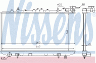 Теплообменник NISSENS 62421