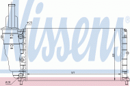 Теплообменник NISSENS 61858