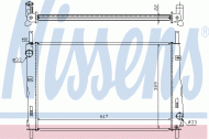 Теплообменник NISSENS 620411
