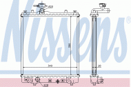 Теплообменник NISSENS 63014A