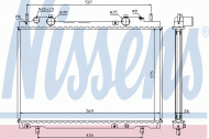 Теплообменник NISSENS 61672A