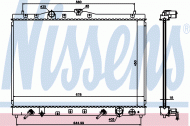 Теплообменник NISSENS 68116