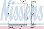 Теплообменник NISSENS 604411