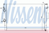 Теплообменник NISSENS 61987