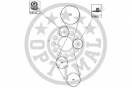 Ременный комплект OPTIMAL SK-1011