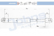 Газовая пружина JOHNS 95 38 95-95