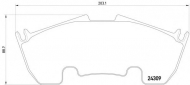 Комплект тормозных колодок PAGID T1633