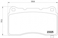 Комплект тормозных колодок PAGID T1830