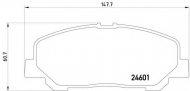 Комплект тормозных колодок PAGID T1823