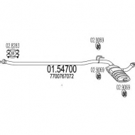 Амортизатор MTS 01.54700
