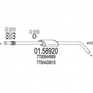 Амортизатор MTS 01.58920