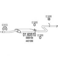 Амортизатор MTS 01.60510