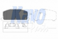 Комплект тормозных колодок KAVO PARTS KBP-9109