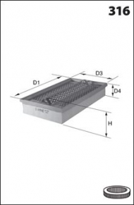 Фильтр MECAFILTER ELP3337