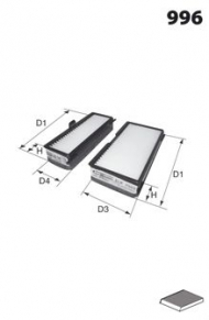 Фильтр MECAFILTER JLR7064
