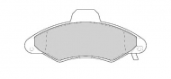 Комплект тормозных колодок NECTO FD6756A