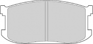Комплект тормозных колодок NECTO FD6194A