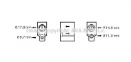 Клапан AVA QUALITY COOLING RT1336