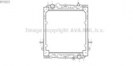 Теплообменник AVA QUALITY COOLING DF2023