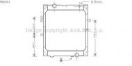 Теплообменник AVA QUALITY COOLING MN2001