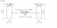 Осушитель AVA QUALITY COOLING VLD023