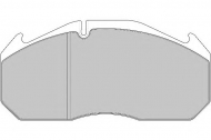 Комплект тормозных колодок DURON DCV1585B
