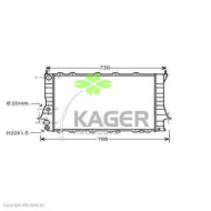 Теплообменник KAGER 31-0013