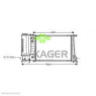 Теплообменник KAGER 31-0108
