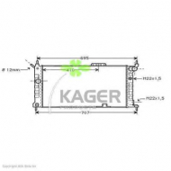 Теплообменник KAGER 31-0753