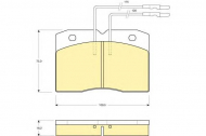 Комплект тормозных колодок GIRLING 6103439
