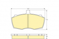 Комплект тормозных колодок GIRLING 6107601