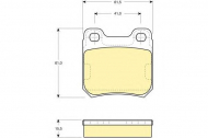 Комплект тормозных колодок GIRLING 6109142