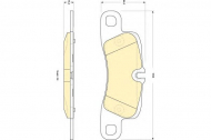 Комплект тормозных колодок GIRLING 6118399