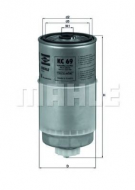 Фильтр MAHLE ORIGINAL KC 69