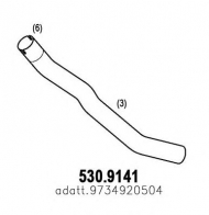 Трубка ASSO 530.9141