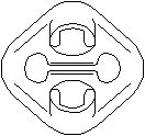 Держатель TOPRAN 107 226