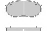 Комплект тормозных колодок E.T.F. 12-0421