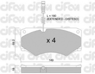 Комплект тормозных колодок CIFAM 822-014-1