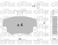Комплект тормозных колодок CIFAM 822-030-1