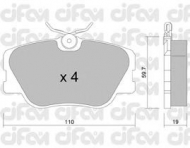 Комплект тормозных колодок CIFAM 822-061-0