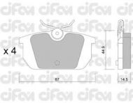 Комплект тормозных колодок CIFAM 822-064-0